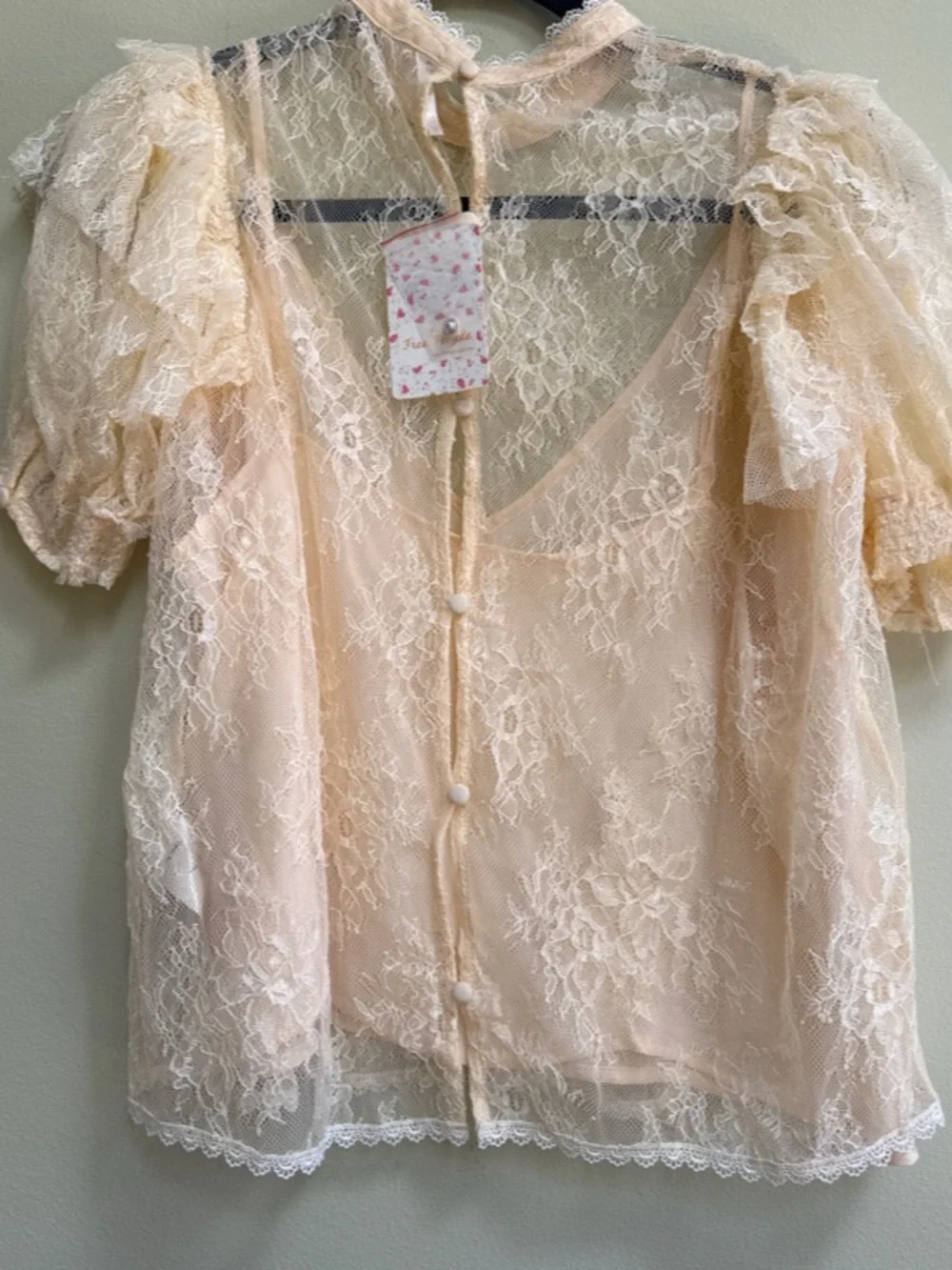 Secret Admirer Romantic Lace Blouse
